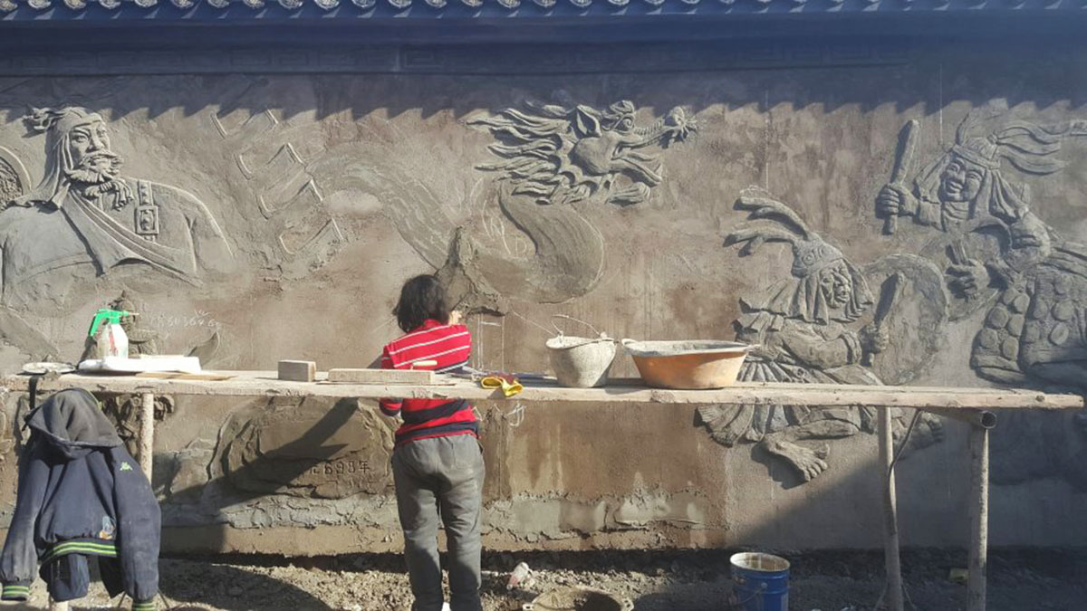 专业水泥浮雕制作图