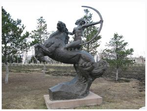 公园战士雕塑