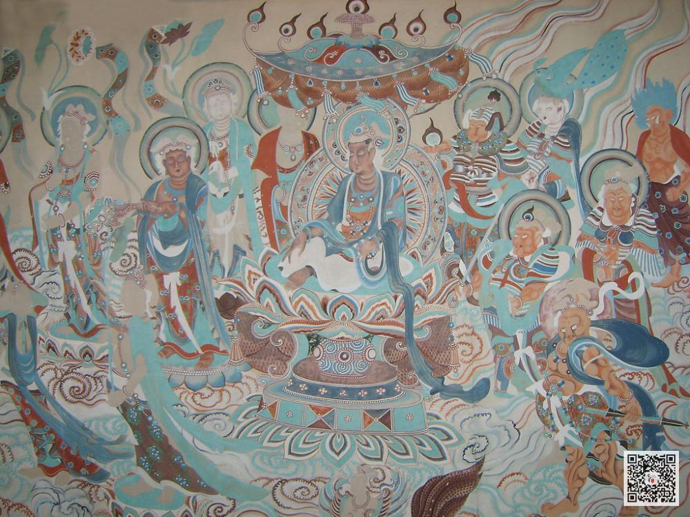 中国古典壁画敦煌壁画欣赏_博物馆壁画