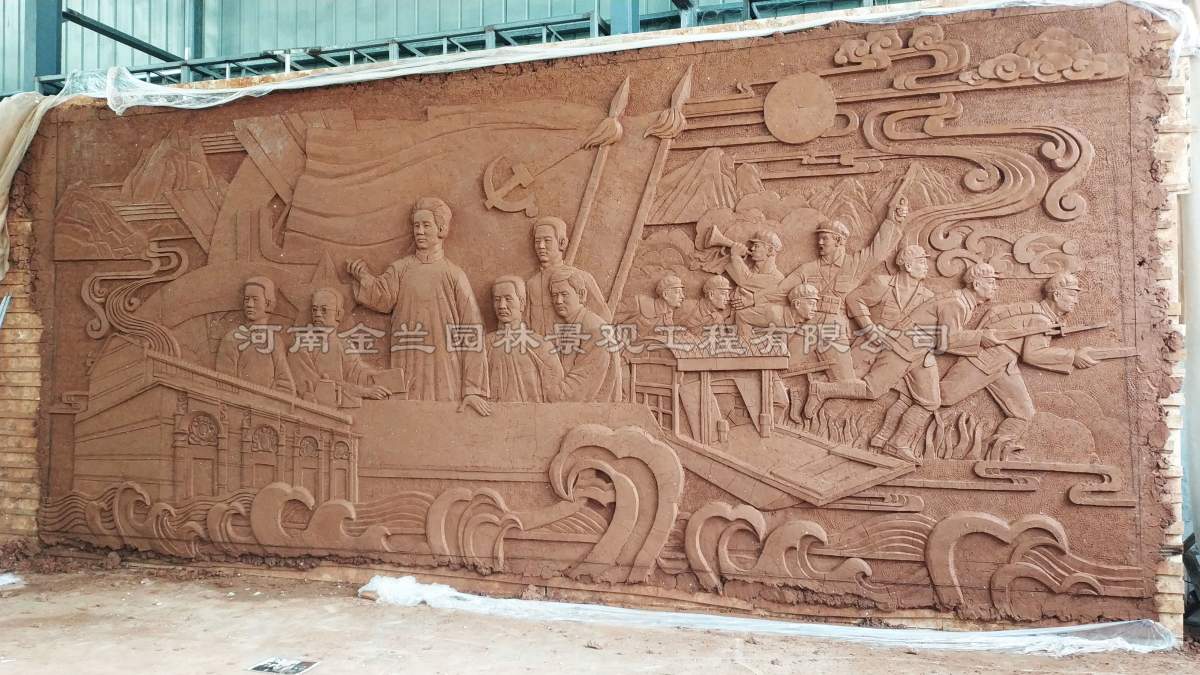 郑州玻璃钢浮雕厂图
